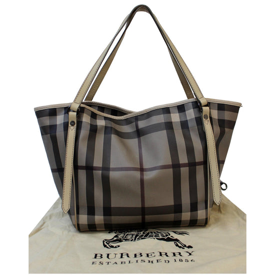 Burberry Smoked Check Tote Bags for Women