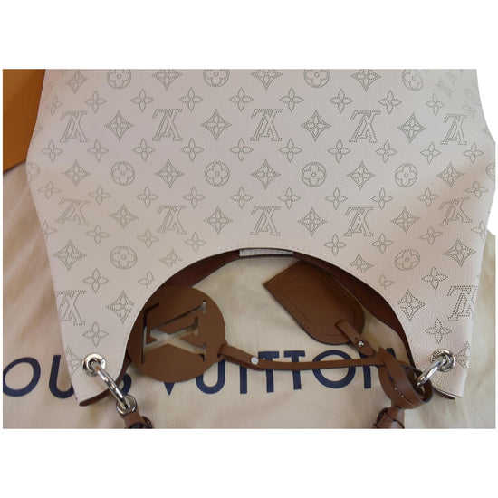 Louis Vuitton Carmel Hobo Mahina Calf Skin Bag with Charm – Perry's Jewelry