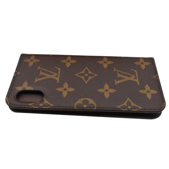 Louis Vuitton Monogram Eclipse Canvas iPhone XR Folio Case