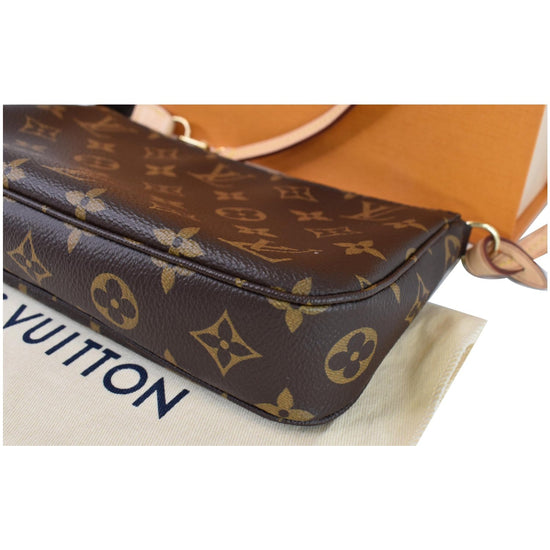 Louis Vuitton Pochette Accessoires NM Monogram Canvas Brown 2425772