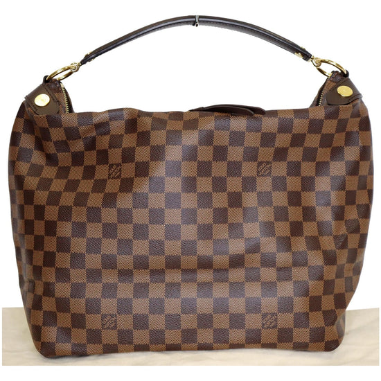 Louis Vuitton Duomo Damier Ebene Handbag Satchel Women Brown Purse