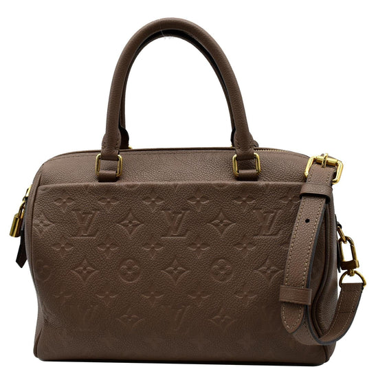 LOUIS VUITTON Speedy 25 Bandouliere Monogram Empreinte Leather Crossbo