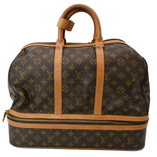 Louis Vuitton Vintage - Monogram Sac Sport - Brown - Monogram Canvas and  Vachetta Leather Travel Bag - Luxury High Quality - Avvenice