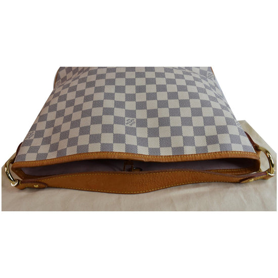 Louis Vuitton White Damier Azur Delightful PM Cloth ref.920288 - Joli Closet