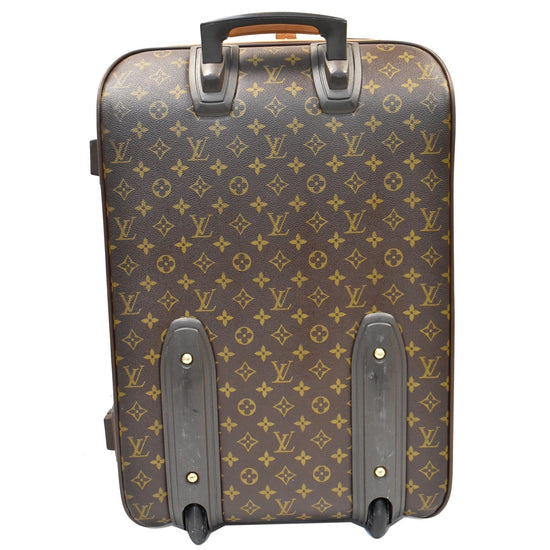 Pegase cloth travel bag Louis Vuitton Brown in Fabric - 29461442
