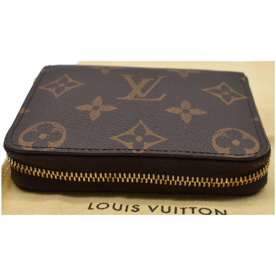 Louis Vuitton Zippy Coin Purse Monogram Catogram Brown/Orange in Canvas  with Gold-tone - US