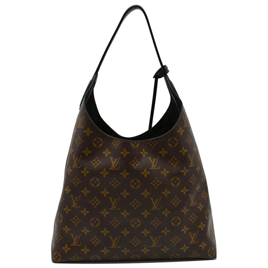 Louis Vuitton Brown Monogram Flower Hobo Tote Bag – Savonches