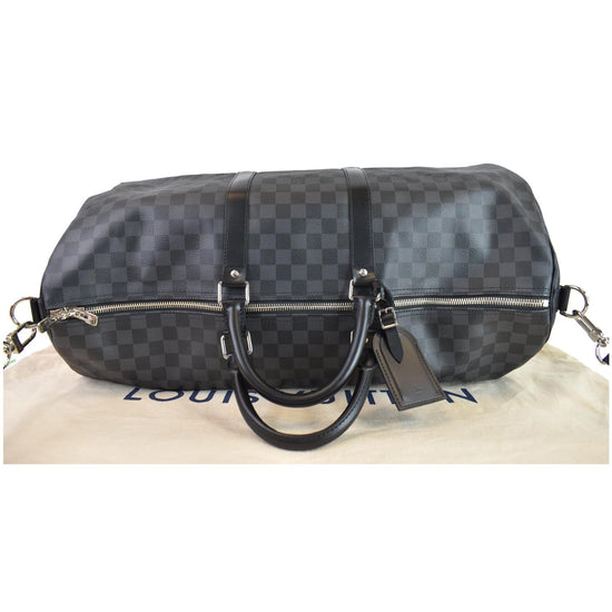 Keepall 55 Damier Graphite Bandouliere – Keeks Designer Handbags