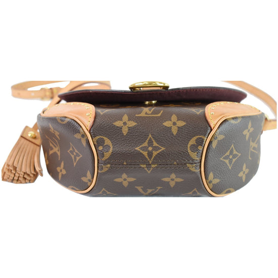 Saint cloud cloth handbag Louis Vuitton Brown in Cloth - 34180594