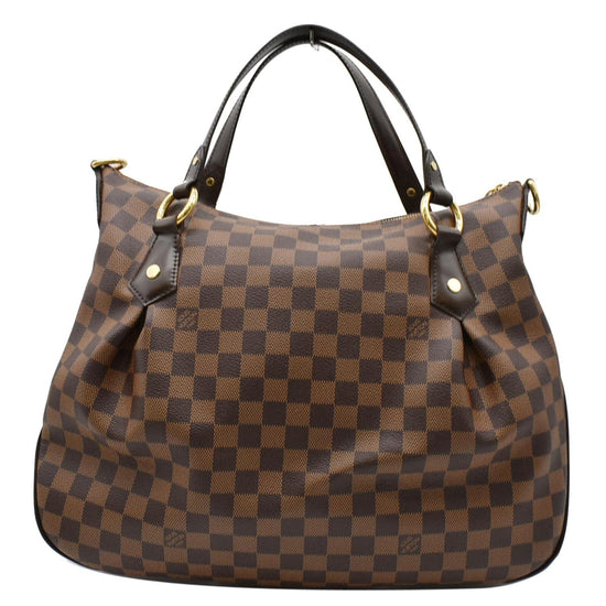 Louis Vuitton EVORA MM BROWN DAMIER CANVAS GHW