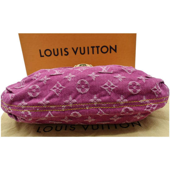 Only 158.20 usd for Louis Vuitton Fuchsia Denim Pleaty Baggy Online at the  Shop