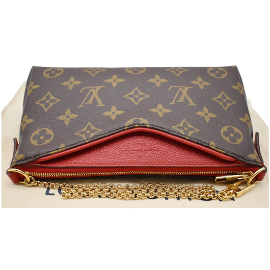 LOUIS VUITTON Monogram Nano Pallas Cherry 123266