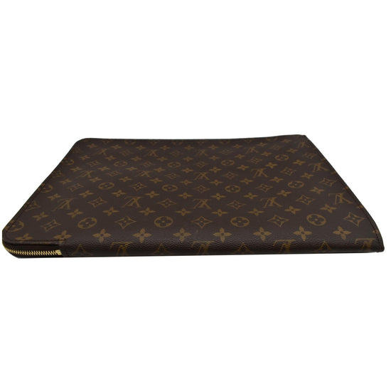 LOUIS VUITTON Monogram Poche Documents Portfolio Case 35711