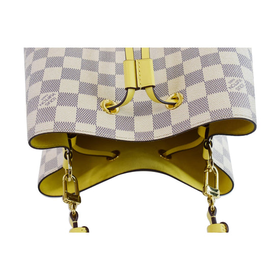 LOUIS VUITTON Damier Azur Neonoe MM Pineapple 1267145