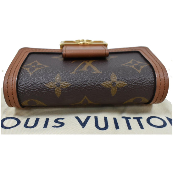 Louis Vuitton Dauphine Chain Wallet Monogram Reverse Brown in Coated  Canvas/Calf Leather with Gold-tone - US