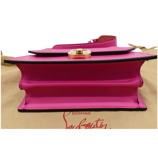 Christian Louboutin - Elisa Pink Leather Mini Top Handle Bag