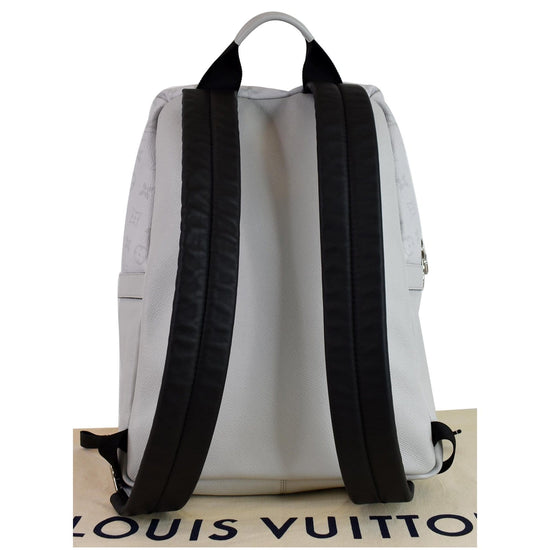 LOUIS VUITTON Monogram Taiga Discovery Backpack PM Silver 1275185