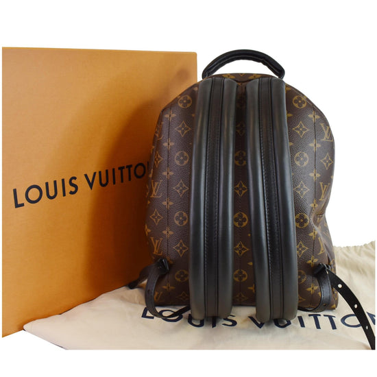 tas backpack Louis Vuitton Palm Springs MM Black Monogram Canvas