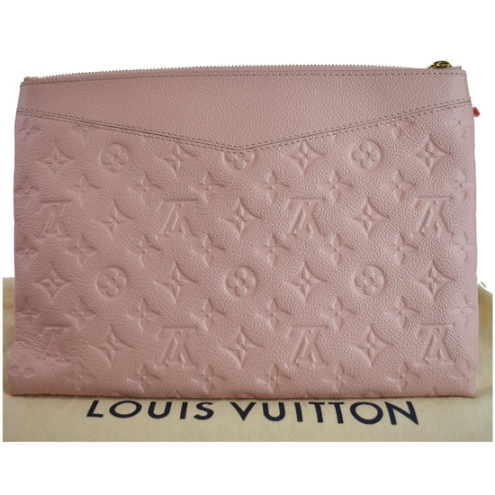 LOUIS VUITTON Daily Pouch Monogram Empreinte Leather Clutch