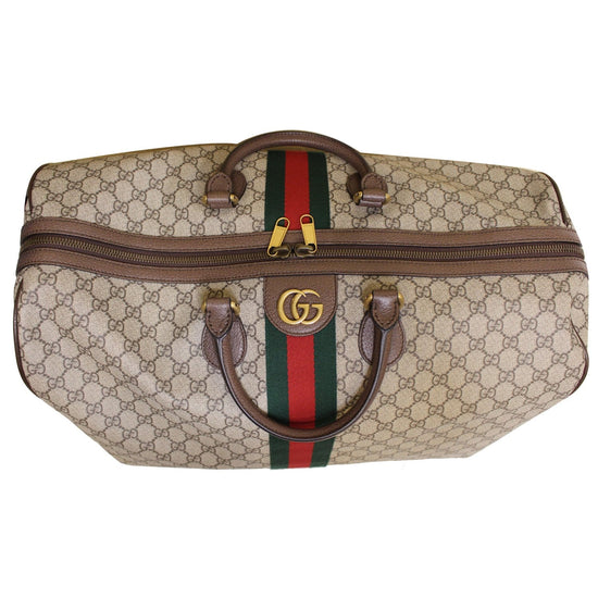 Gucci Large Ophidia Duffle Bag - Neutrals