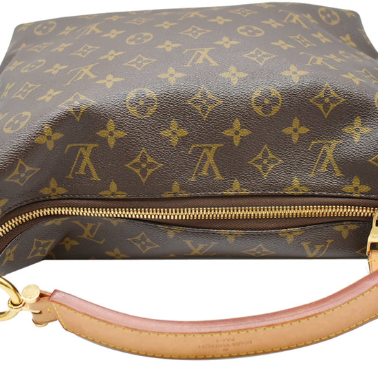 Louis Vuitton Sully Handbag Monogram Canvas PM Brown 1950743