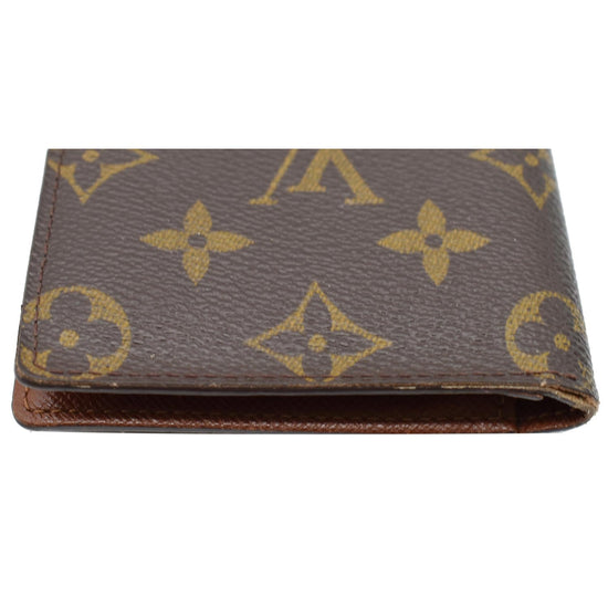 Louis Vuitton Monogram Long Bifold Wallet Check Book and Card Holdfer  294lvs217