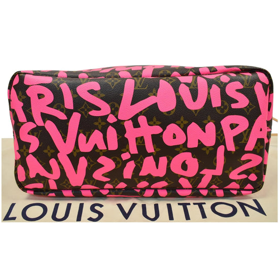 LOUIS VUITTON Monogram Graffiti Neverfull GM Green - MyDesignerly