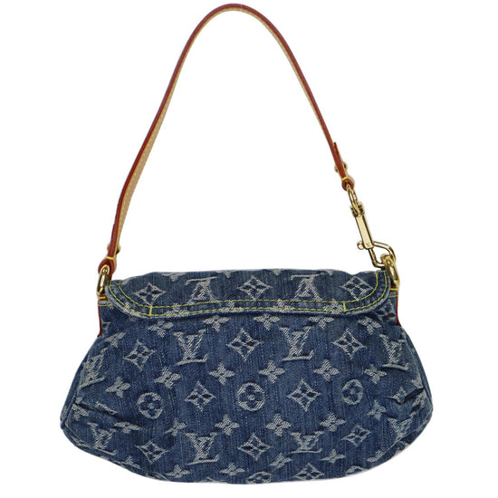 Louis Vuitton  Denim Pleaty Pouchette Bag