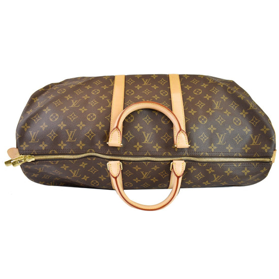 Louis Vuitton Keepall 55 Brown Cloth ref.977160 - Joli Closet