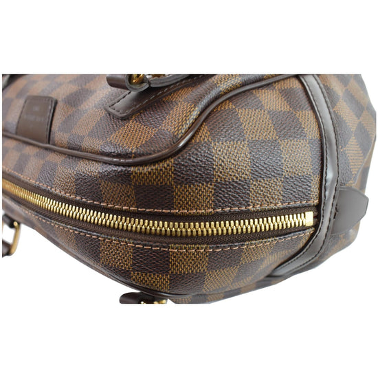 Pre-Owned Louis Vuitton Rivington MM Damier Ebee Brown 