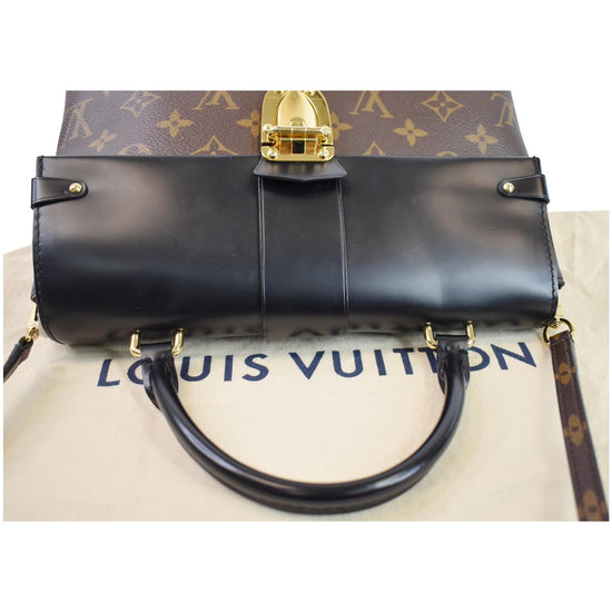 Louis Vuitton Monogram Canvas and Leather One Handle Flap MM Bag