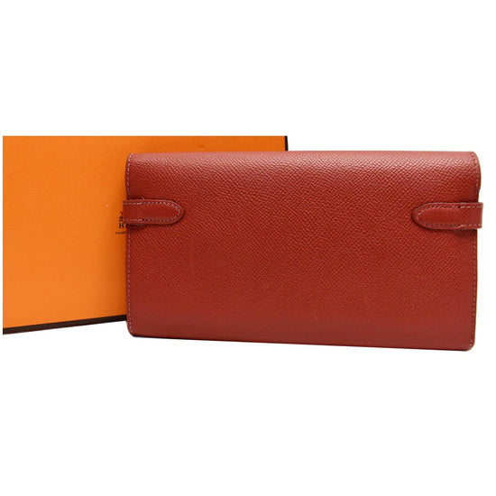 Hermes Kelly Leather Wallet Red - Up to 70% off at DDH