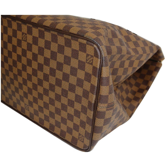 LOUIS VUITTON Damier Ebene Greenwich PM Travel Bag E4093