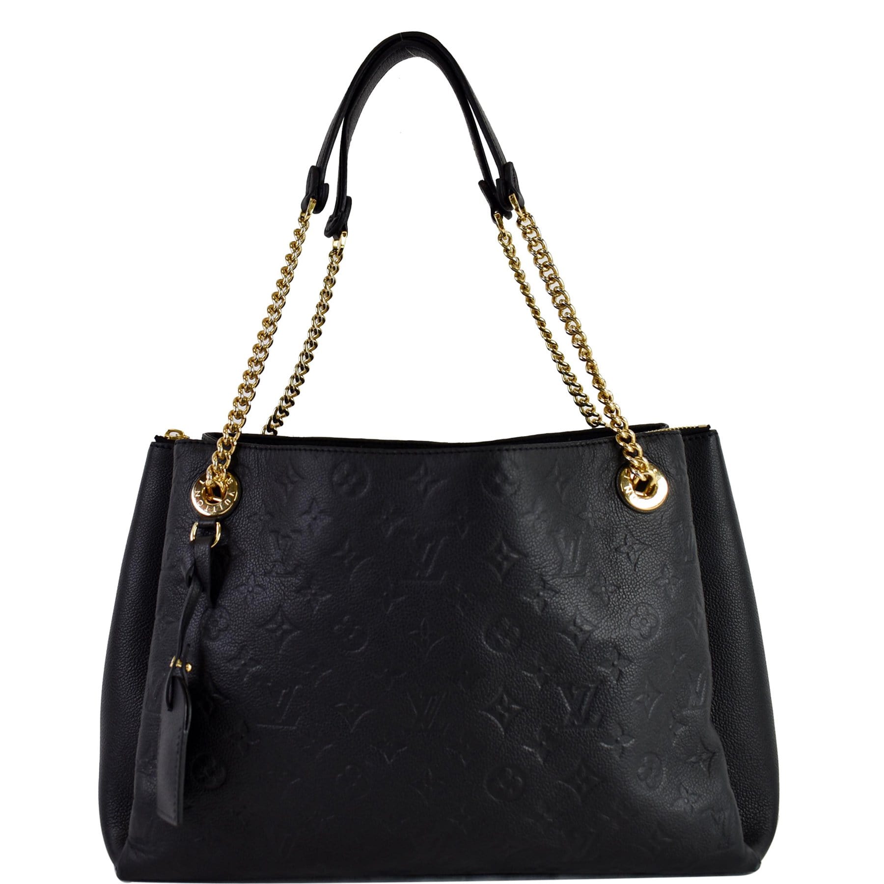 Louis Vuitton SURENNE MM black bag Leather ref.290958 - Joli Closet