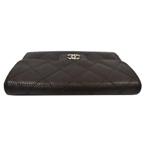 Leather card wallet Chanel Grey in Leather - 35583089