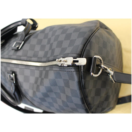 Keepall 55 Damier Graphite Bandouliere – Keeks Designer Handbags