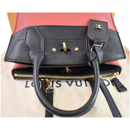 City steamer leather handbag Louis Vuitton Black in Leather - 25481032