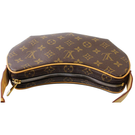 NEW LOUIS VUITTON CROISSANT PM HANDBAG MONOGRAM CANVAS HAND BAG PURSE Brown  Cloth ref.976493 - Joli Closet