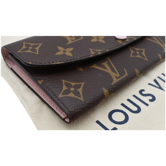 LOUIS VUITTON Monogram Emilie Wallet in Rose Ballerine - More Than You Can  Imagine