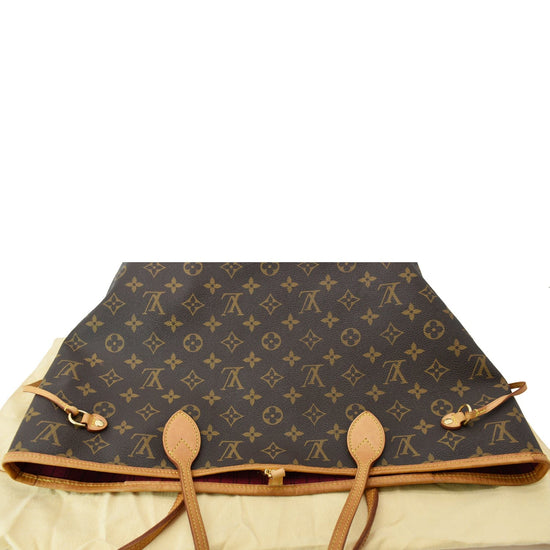 Louis Vuitton brown monogram 2009 NEVERFULL MM TOTE BAG Cloth ref.983286 -  Joli Closet