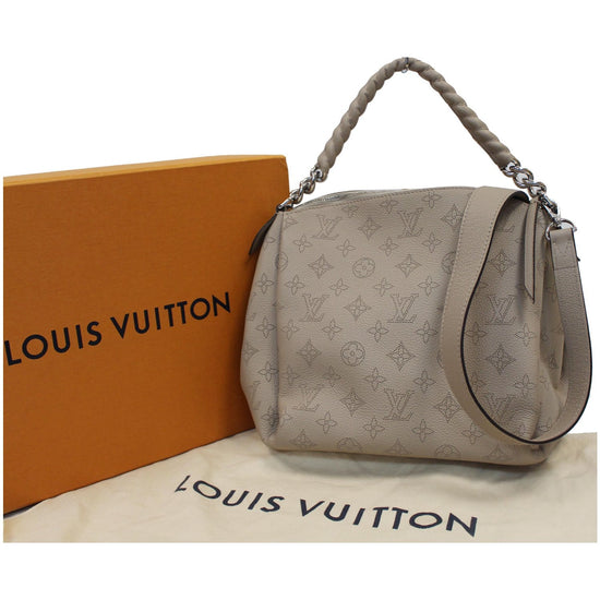 At Auction: Louis Vuitton, Louis Vuitton Pink Mahina Leather Babylone BB Bag