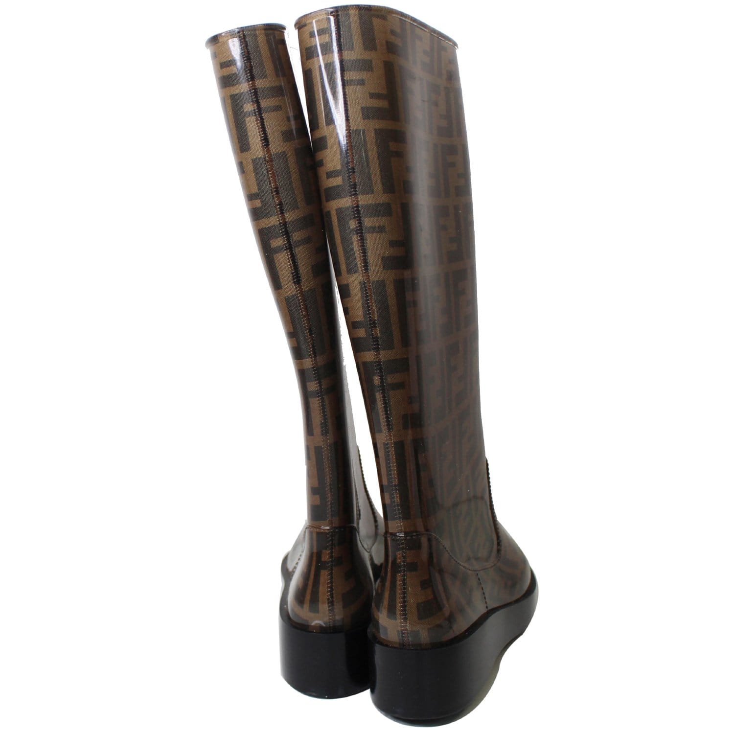 fendi zucca rain boots