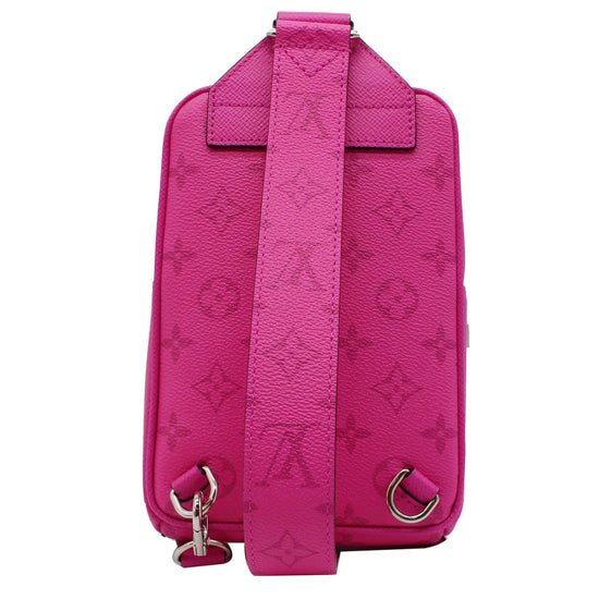 Authentic LOUIS VUITTON Taiga rama Outdoor sling bag M30741 #M30