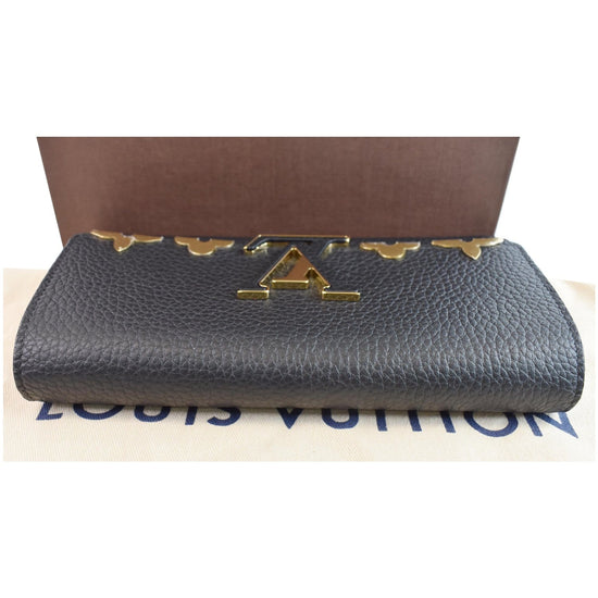 Louis Vuitton Galet Taurillon Leather Capucines Wallet – Italy Station