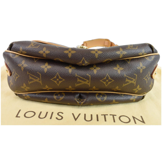 Louis Vuitton Tulum Handbag Monogram Canvas GM Brown 1693165