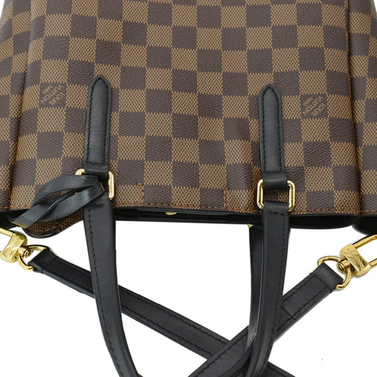 LOUIS VUITTON Damier Ebene Belmont MM Black 613083