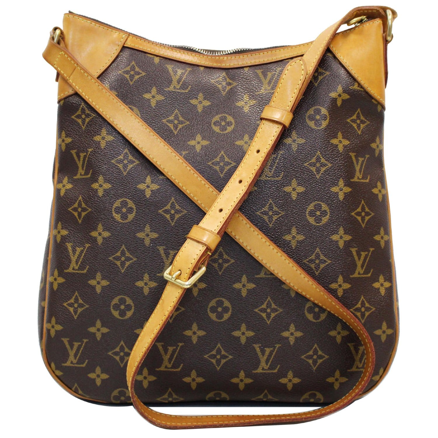 LOUIS VUITTON ODEON MM M HANDBAG56389 MONOGRAM BAG CANVAS STRAP Brown Cloth  ref.611065 - Joli Closet