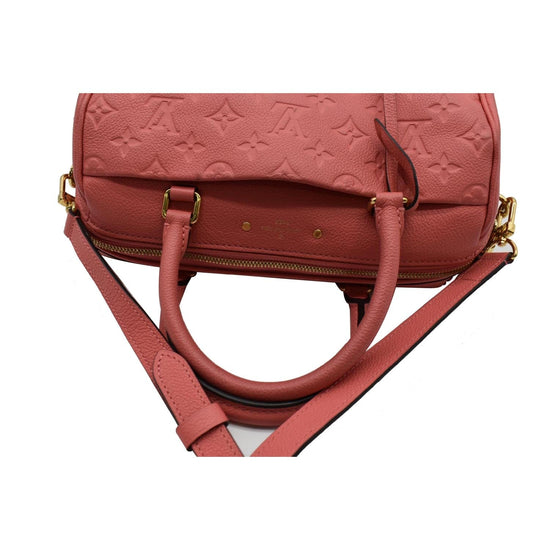 Red Louis Vuitton Monogram Empreinte Speedy Bandouliere 25 Boston Bag –  Designer Revival