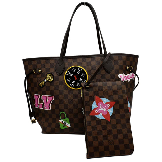 Louis Vuitton Monogram Canvas Patches Neverfull MM Tote (SHF