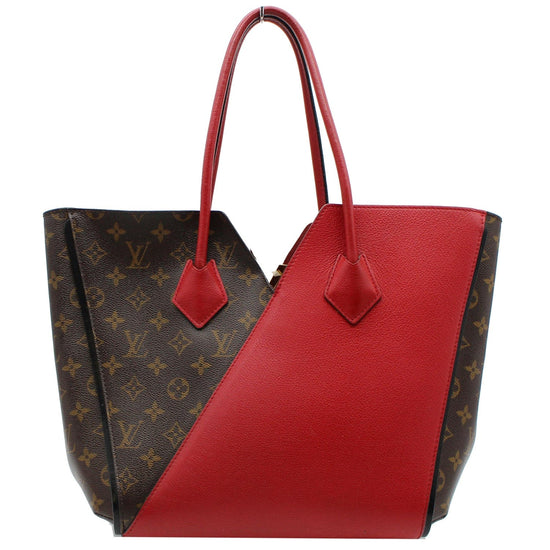 Louis Vuitton Calfskin Monogram Kimono Tote PM Red